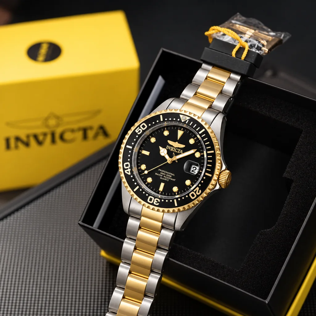 Invicta Pro Diver Hombre 38mm con su caja