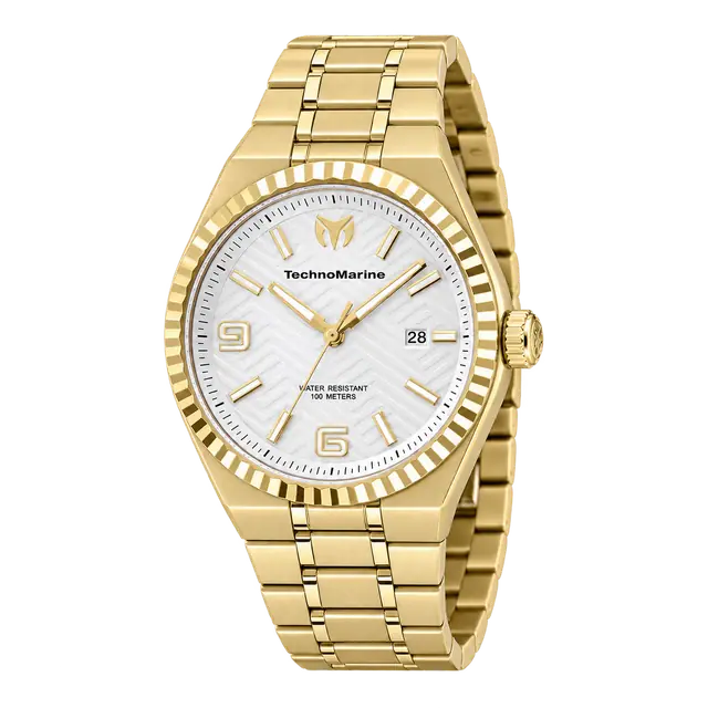 TechnoMarine Terra Nova Hombre 42mm Oro