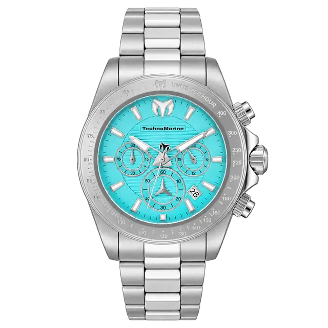 TechnoMarine Manta Ray Hombre 42mm Acero Azul